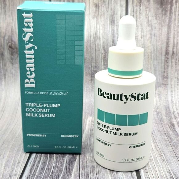 BEAUTYSTAT TRIPLE PLUMP COCONUT MILK SERUM NEW 1.7oz - Picture 1 of 16